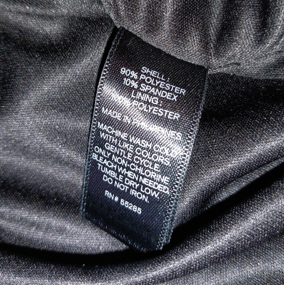 🆕 Express Black Velvet Bodycon Dress Deep V Plunge Womens Size 4 Knee Length - Picture 6 of 7